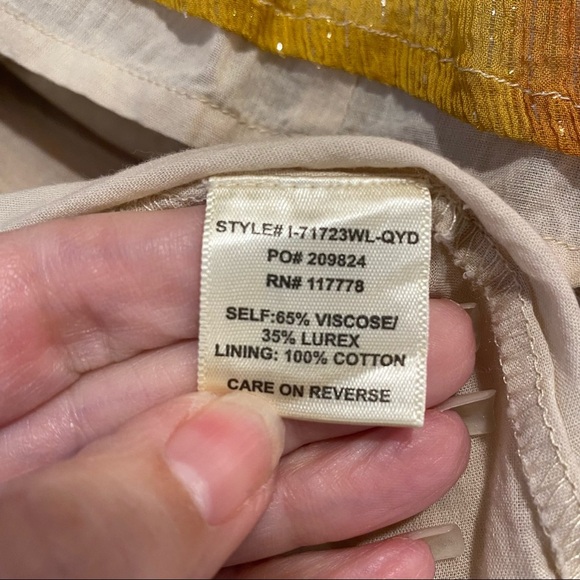 Lovestitch Colorful Halter Maxi Dress Rainbow Block Shimmery Lined Boho Glam Med - Picture 6 of 8